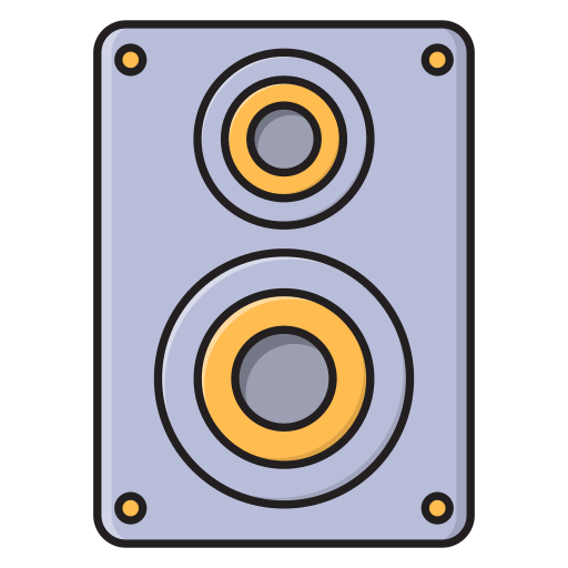 głośnik niskotonowy Vector Stall Lineal Color ikona