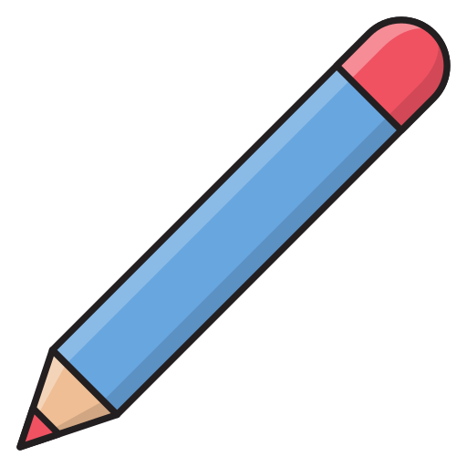 鉛筆 Vector Stall Lineal Color icon