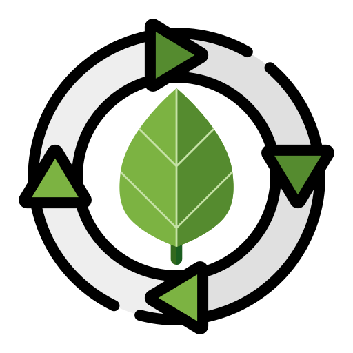 símbolo de reciclagem Generic Outline Color Ícone