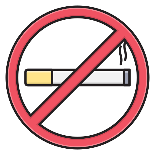 no fumar Vector Stall Lineal Color icono