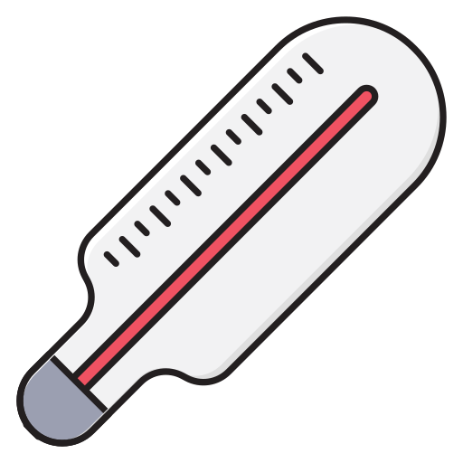 temperatur Vector Stall Lineal Color icon