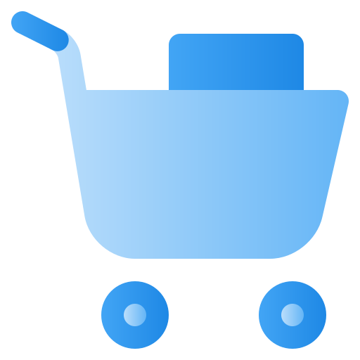 carrito de compras Generic Flat Gradient icono