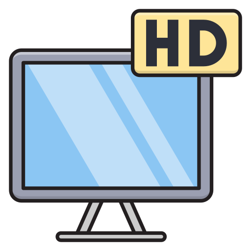 hd-film Vector Stall Lineal Color icon