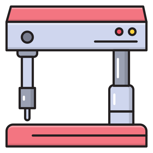 máquina Vector Stall Lineal Color icono