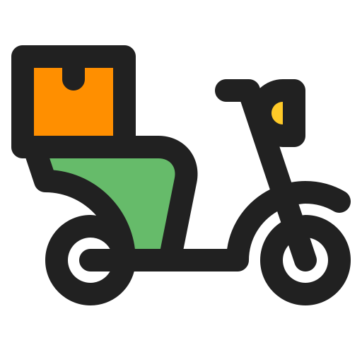 motocykl Generic Outline Color ikona