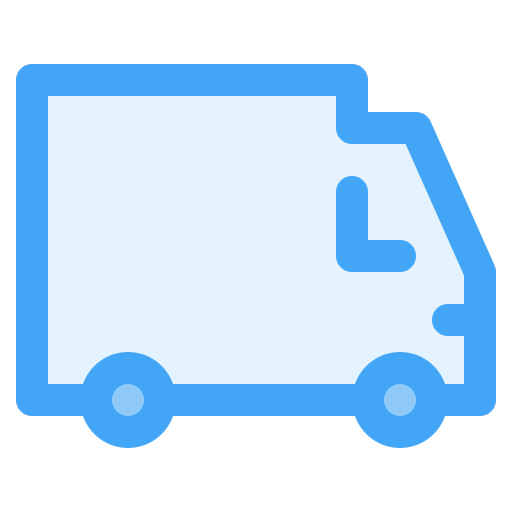 camión de envío Generic Blue icono