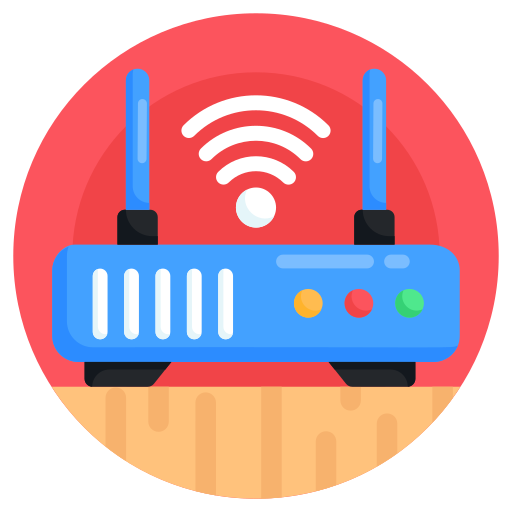 wifi router Generic Circular icoon
