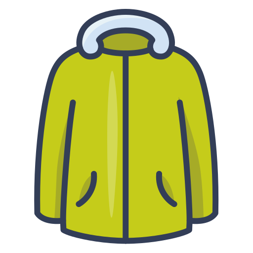 abiti invernali Generic Outline Color icona