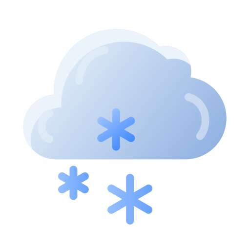 Śnieżny Generic Flat Gradient ikona