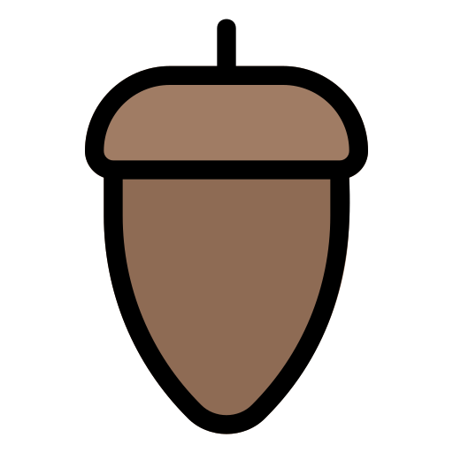 orzech Generic Outline Color ikona