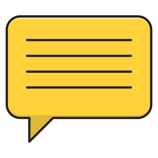 chat box Vector Stall Lineal Color icon