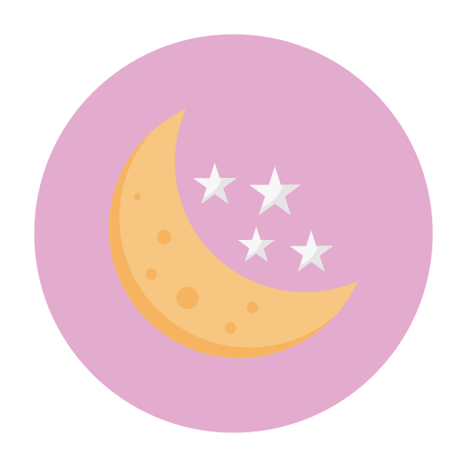 lune Generic Circular Icône