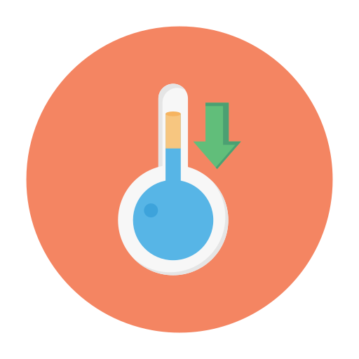 Low temperature Generic Circular icon