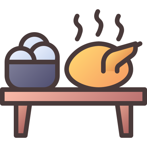 Meal Generic Outline Gradient icon