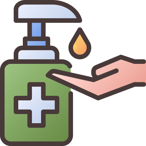 Hand sanitizer Generic Outline Gradient icon