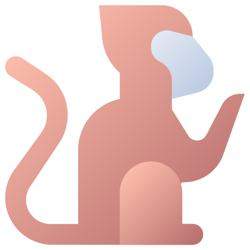 猿 Generic Flat Gradient icon