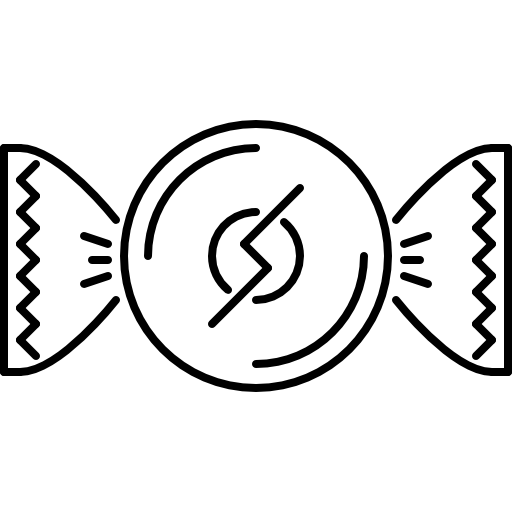 caramella Coloring Lineal icona