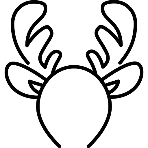 Рога северного оленя Generic Detailed Outline иконка