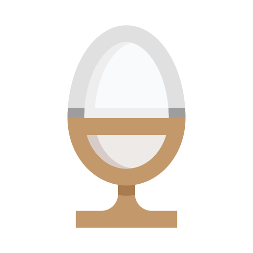 huevo duro edt.im Lineal color icono