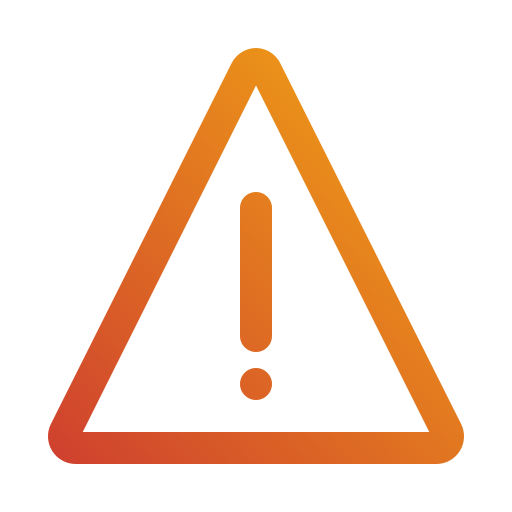 Warning Generic Gradient icon