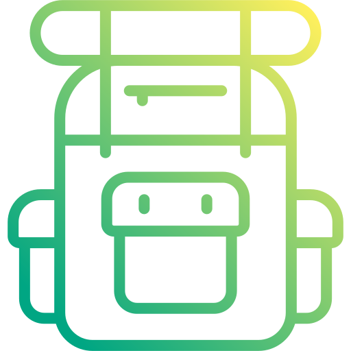 rucksack Generic Gradient icon