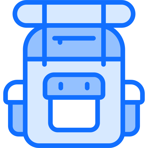 Backpack Generic Blue icon