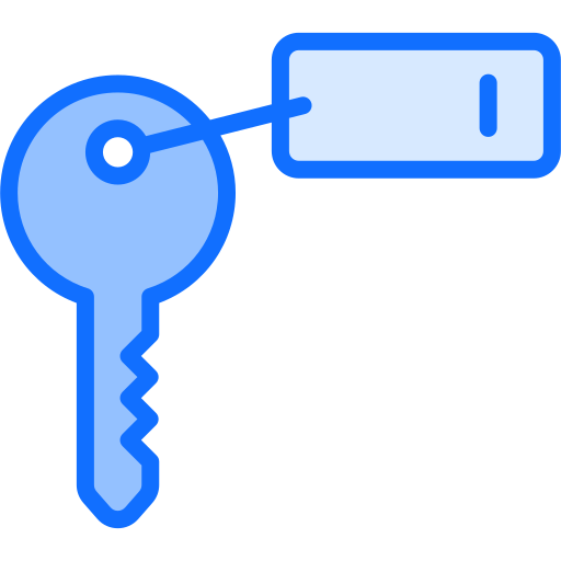 klucz do pokoju Generic Blue ikona