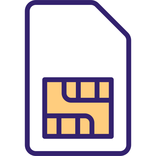 simkaart Generic Fill & Lineal icoon