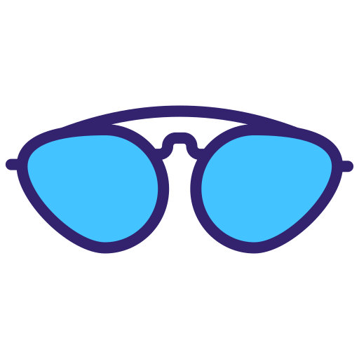 okulary słoneczne Generic Fill & Lineal ikona