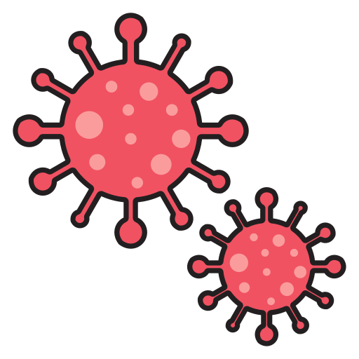 virus Vector Stall Lineal Color icon