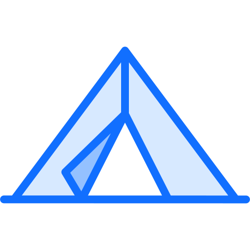 텐트 Generic Blue icon