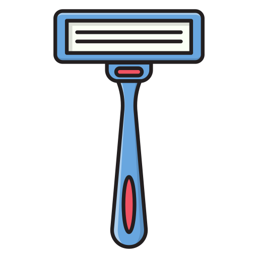 Shave Vector Stall Lineal Color icon