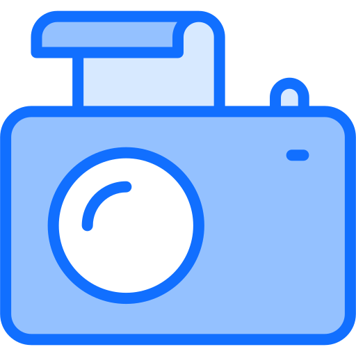インスタントカメラ Generic Blue icon