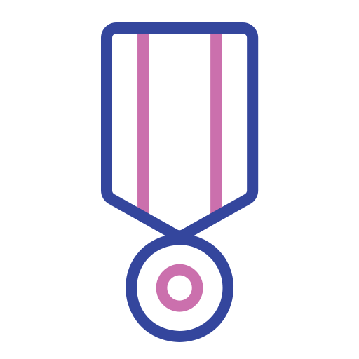 medalha Generic Outline Color Ícone