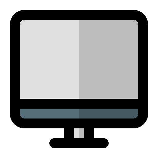 lcd-scherm Generic Outline Color icoon