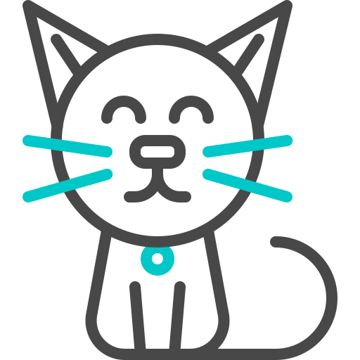 gato Generic Outline Color Ícone
