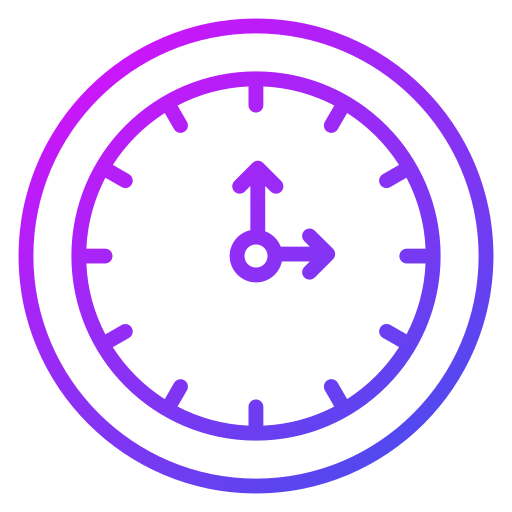 Clock Generic Gradient icon