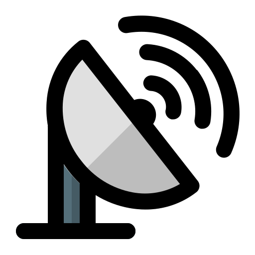 antena parabólica Generic Outline Color icono