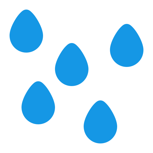 Капля дождя Generic Flat иконка