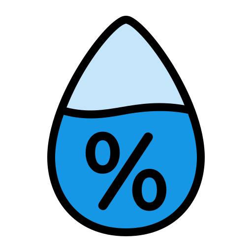 Humidity Generic Outline Color icon