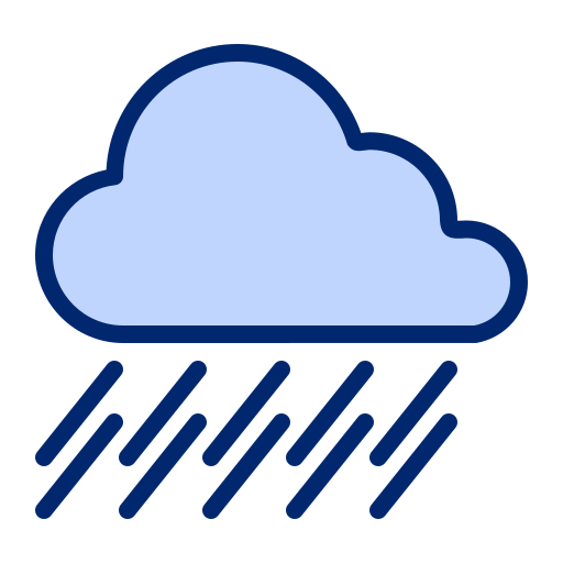 雨 Generic Blue icon