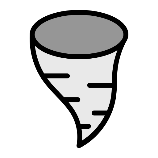 Tornado Generic Outline Color icon