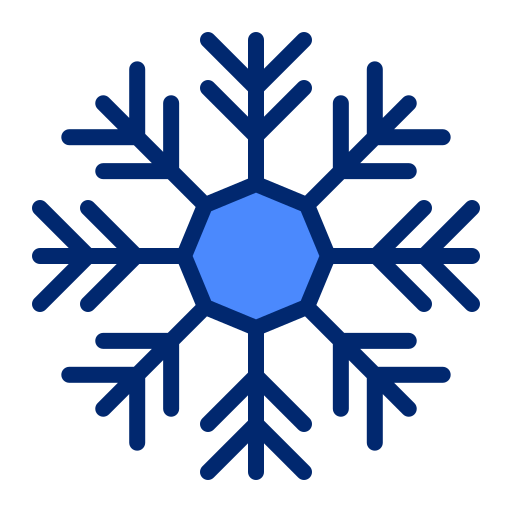 Snowflake Generic Blue icon