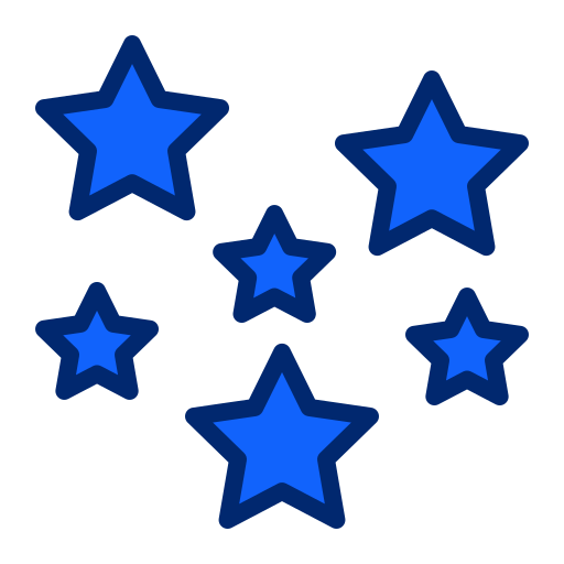 sterren Generic Blue icoon