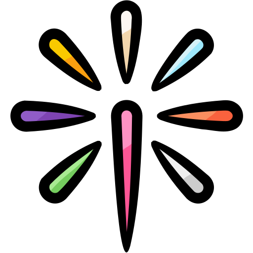 fajerwerki Generic Hand Drawn Color ikona
