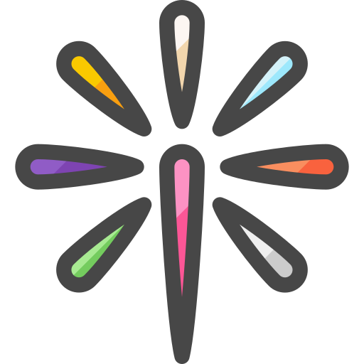 花火 Generic Outline Color icon