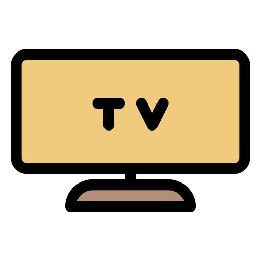 テレビ Generic Outline Color icon