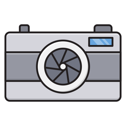 camera Vector Stall Lineal Color icoon