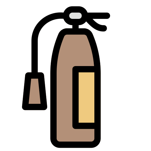 소화기 Generic Outline Color icon