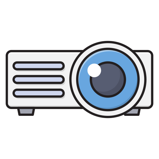 Projector device Vector Stall Lineal Color icon
